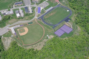 Aerial view of the Panther Athletic Complex