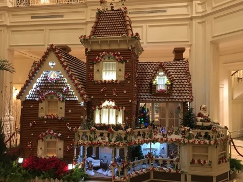 The giant edible Ginger bread house at The Grand Floridian