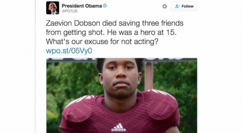 Obama tweets out about Dobson's death