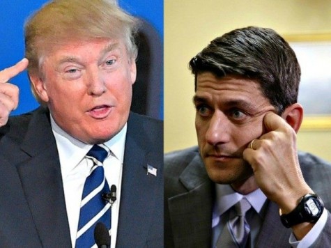 Donald Trump believes he'll make Speaker Ryan a pushover while in office.