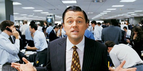 Leonardo DiCaprio starred as Jordan Belfort in The Wolf of Wall Street.