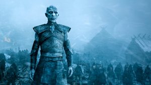 The Night King (the leader of the White Walkers) and his army