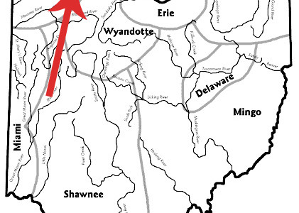 Shawnee Indian Tribe Map