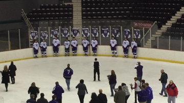 Hockey seniors honored