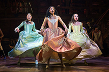 The Schuyler Sisters in the musical Hamilton