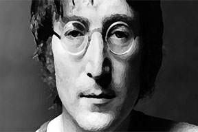 John Lennon in 1971 
// Edited by Joe Reiter