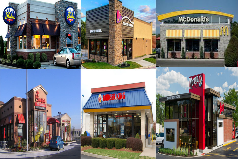 Fast Food Places Buildings