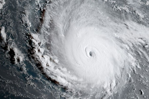 A satellite view of Hurricane Irma: one of the strongest storms ever to be recorded. 