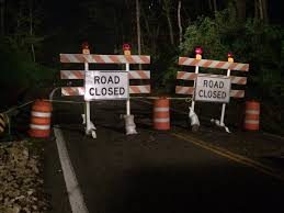 Road Closed a sign all too familiar for drivers on the Westside