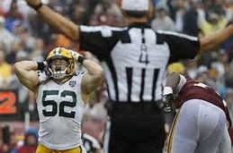 Referee throws a penalty flag on Clay Matthews (Week 3)
