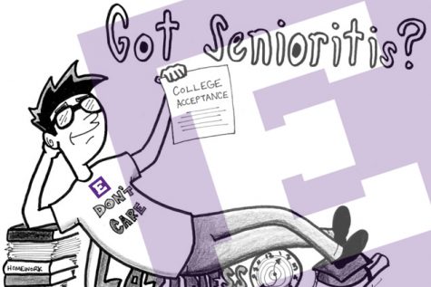 Most seniors have already made college choices, so getting them to do anything in class is rather futile.
