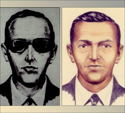 A sketch of what D.B. looked like from the description of the stewardess on the plane the day of the hijack. (via FBI)