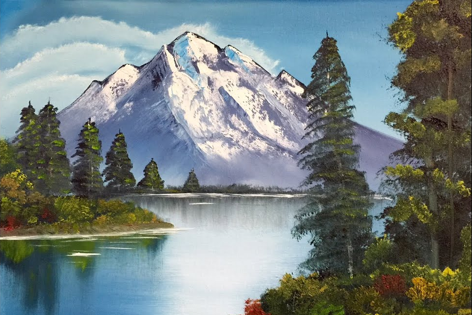 Bob Ross- Energetic painter or soulless artist? – The Purple Quill